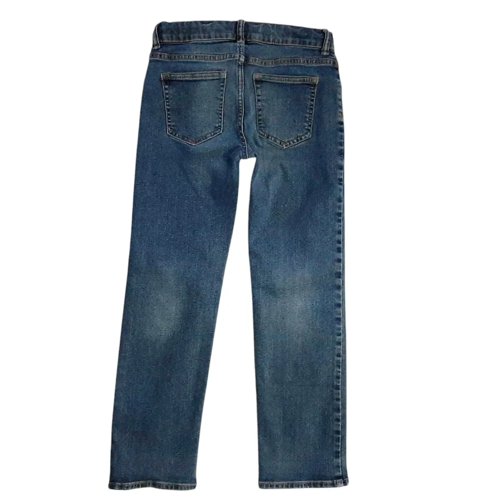 GAP Straight Leg Built-In Flex Blue Jeans